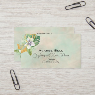 Wedding and Event Planner Business Card
