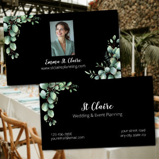Wedding and Event Planner Business Card