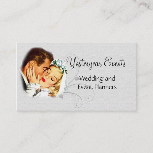 Wedding and Event Planner's Business Card (Front)
