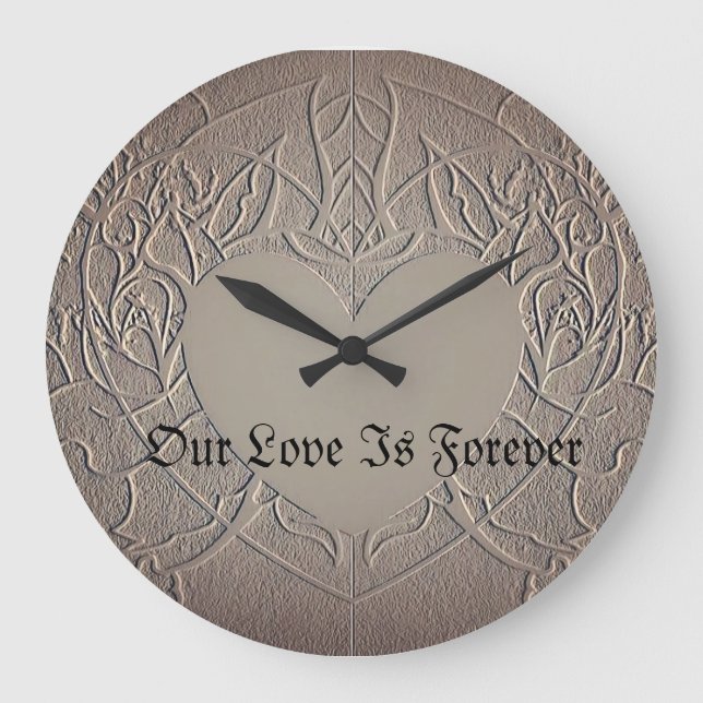 Wedding and Forever Love Clock (Front)