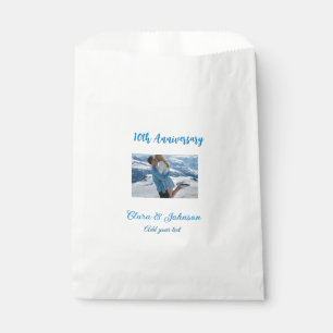 Wedding Anniversary add name year image text coule Favour Bags