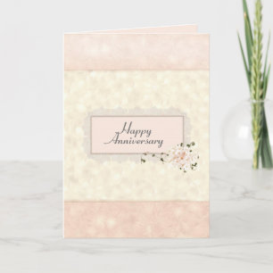 Wedding Anniversary Bouquet Card
