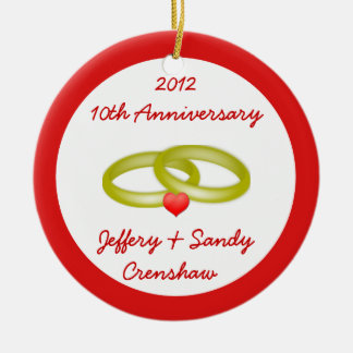 Wedding Anniversary - Christmas Ornament