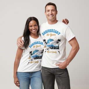 Wedding Anniversary Couple Cruise  T-Shirt