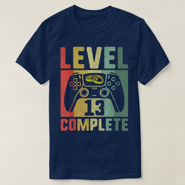 Wedding Anniversary Couples s For Him Level 13 Com T-Shirt (Design Front)