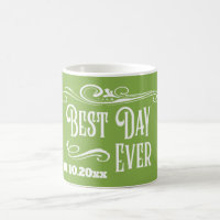 Wedding Anniversary Date Best Day Ever Vintage