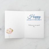 Wedding Anniversary Daughter Son  Card (Inside)