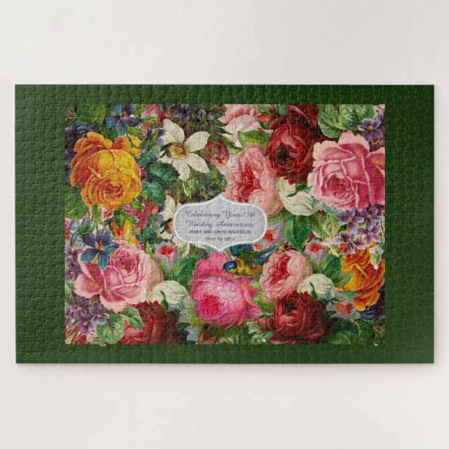 Wedding Anniversary for Parents who Love Puzzles (Horizontal)