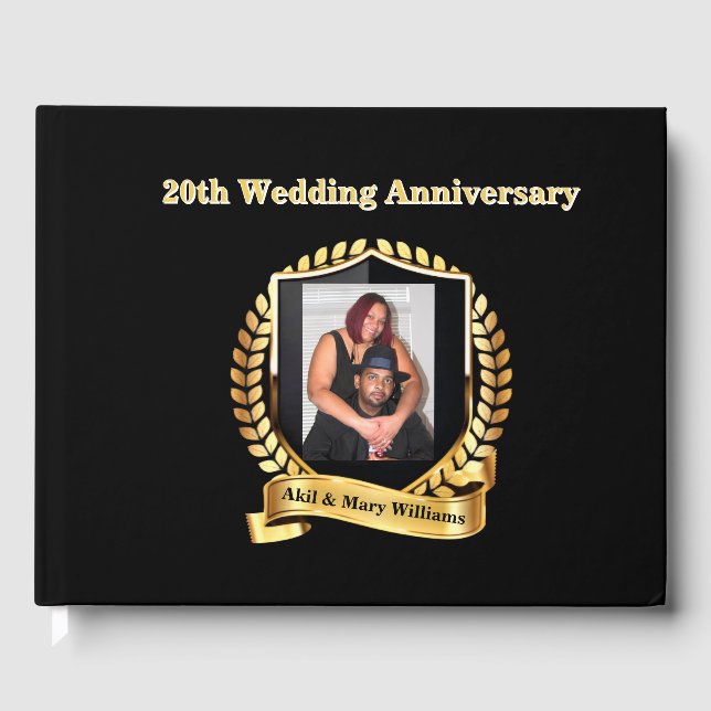 Wedding Anniversary  Guest Book (Front)