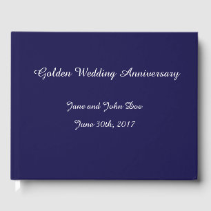 Wedding Anniversary Guest Book