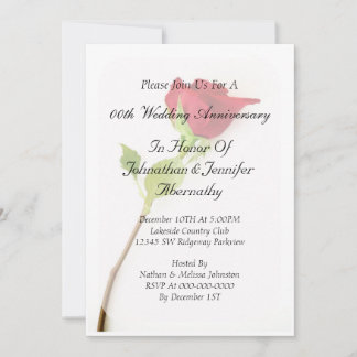 Wedding Anniversary Invitation