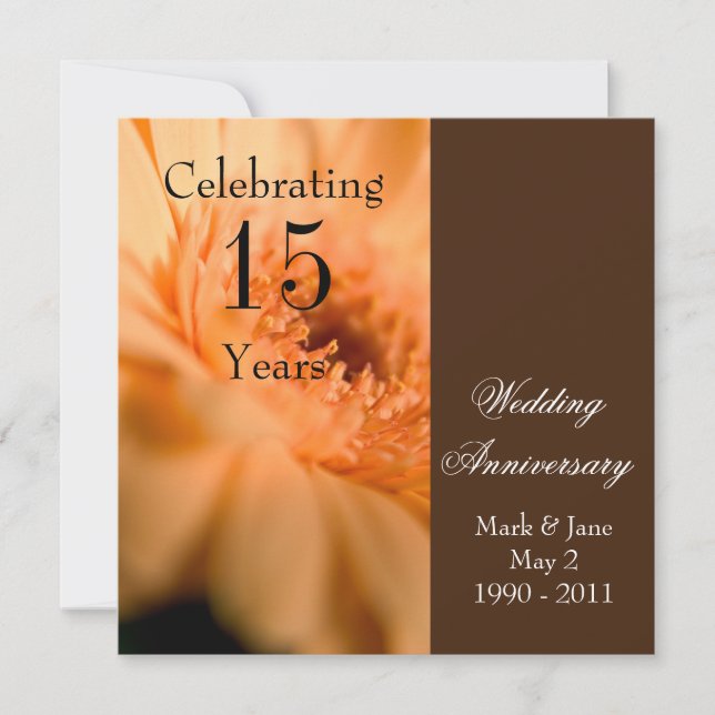 Wedding Anniversary Invitation (Front)