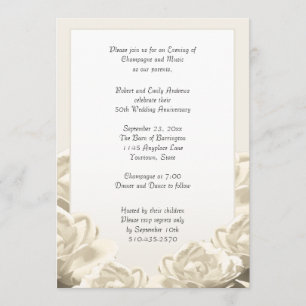 Wedding Anniversary Invitation