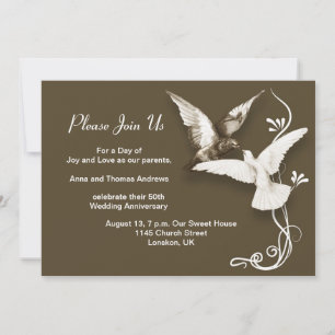 wedding anniversary invitations