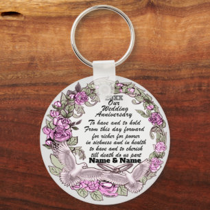 Wedding Anniversary  keychain