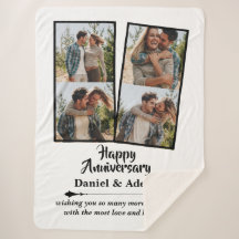 Wedding Anniversary Love 4 Photo Collage Couple