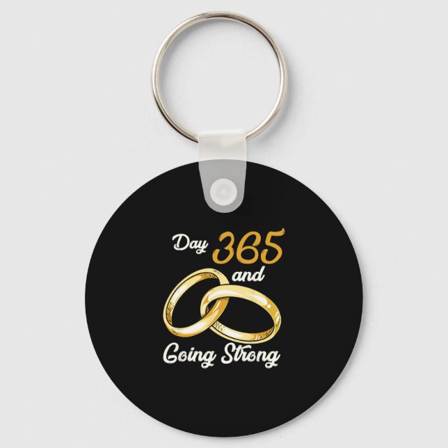 Wedding - Anniversary Married - Vacation  Key Ring (Front)