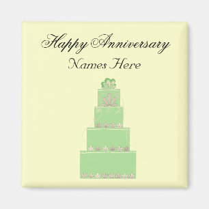 Wedding Anniversary Memento Magnet