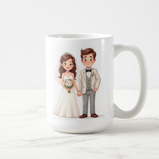 Wedding Anniversary Mugs (Right)