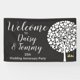 Wedding Anniversary party banner