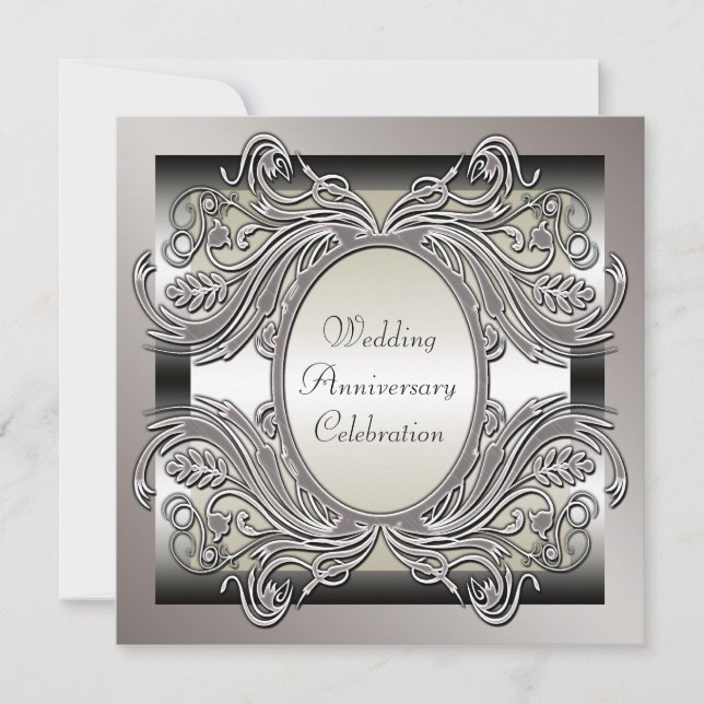 Wedding Anniversary Party Invitation (Front)