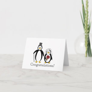 Wedding Anniversary Penguins Card