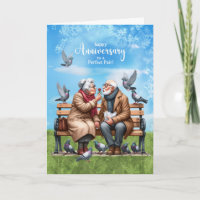 Wedding Anniversary Seniors in the Park in Love