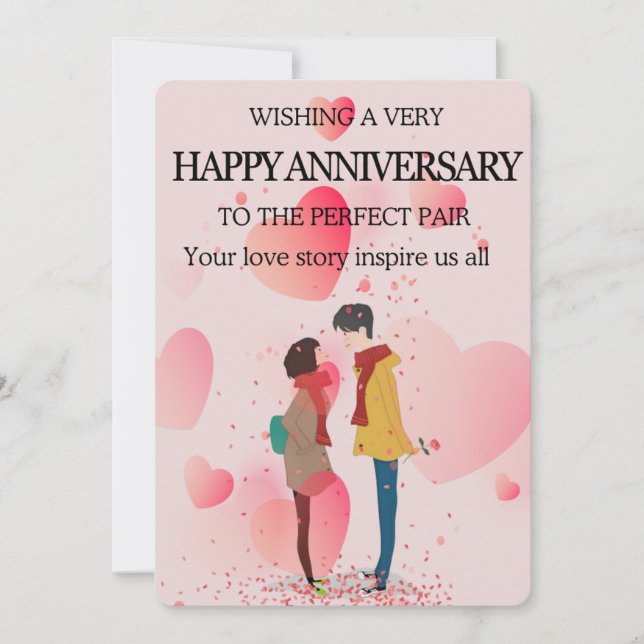 WEDDING ANNIVERSARY WISHES CARD (Front)