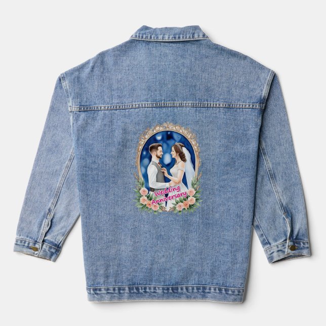 Wedding Anniversary Women Jacket  (Back)