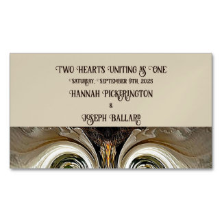 "Wedding Announcement"  Business Card Magnet