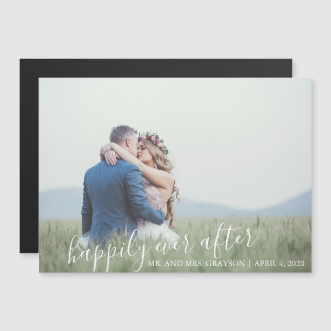Wedding Announcement | Magnet (Front/Back)