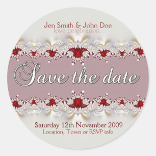 Wedding Announcement Sticker