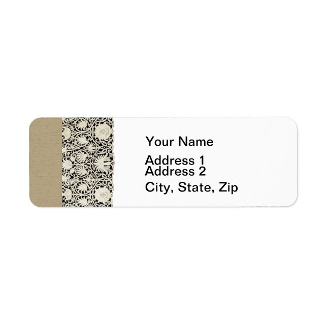 Wedding Antique Lace Linen White Classic Pretty (Front)