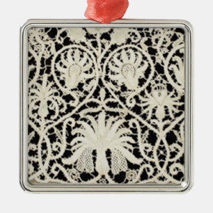 Wedding Antique Lace Linen White Classic Pretty Metal Tree Decoration