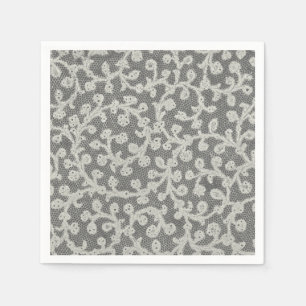 Wedding Antique Lace Linen White Classic Pretty Napkin