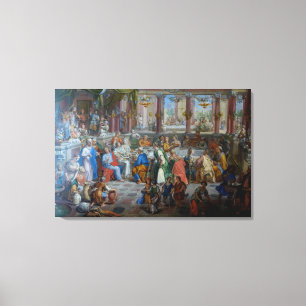 Wedding at Cana Canvas Print