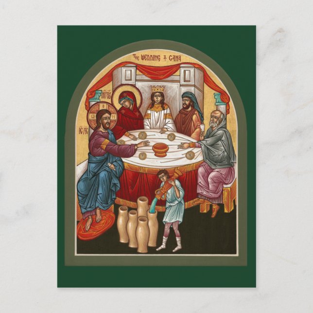Wedding at Cana Prayer Card (Front)