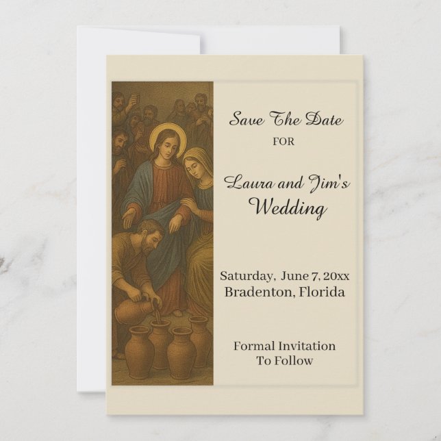 Wedding at Cana  Save The Date (Front)