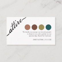 Wedding Attire Dress Code Personalise