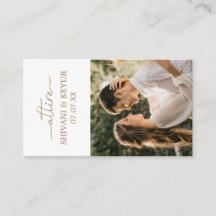 Wedding attire dress codes enclosure card