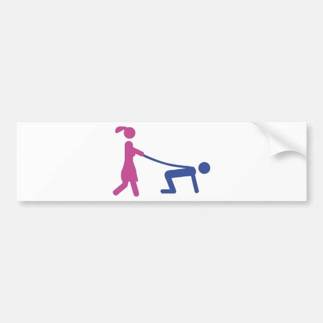 wedding bachelor party bridal shower bumper sticker (Front)