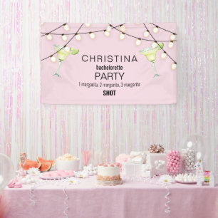Wedding Bachelorette Party Margarita Banner