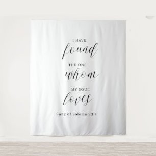 Wedding Backdrop - Elegant Ceremony Tapestry