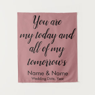 Wedding Backdrop for Reception, Rustic Back drop Tapestry