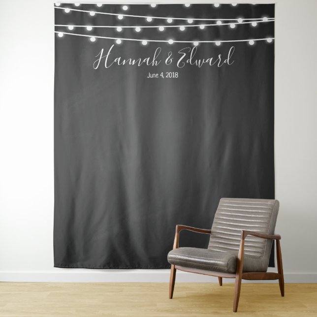 Wedding backdrop, photo prop, Big party background Tapestry (In Situ)