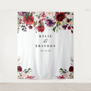 Wedding Backdrop, Photo Prop, Photo Booth Tapestry