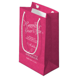Wedding Bag Happily Ever After Pink White Lace