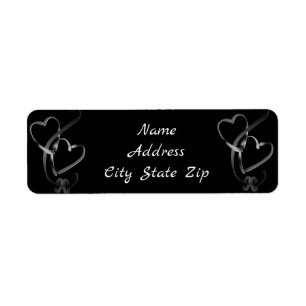 **WEDDING BANDS** RETURN ADDRES LABELS