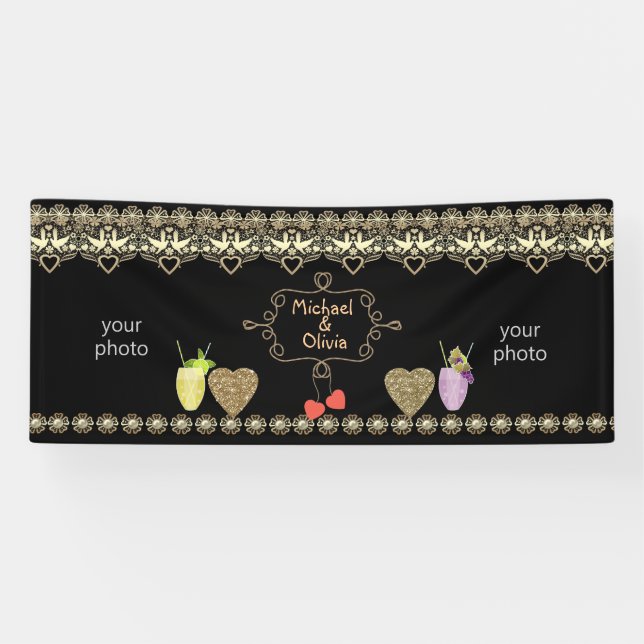 Wedding banner, anniversary, wedding banner (Horizontal)
