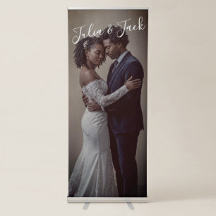 Wedding Banner Couple Photo, Wedding Welcome Signs